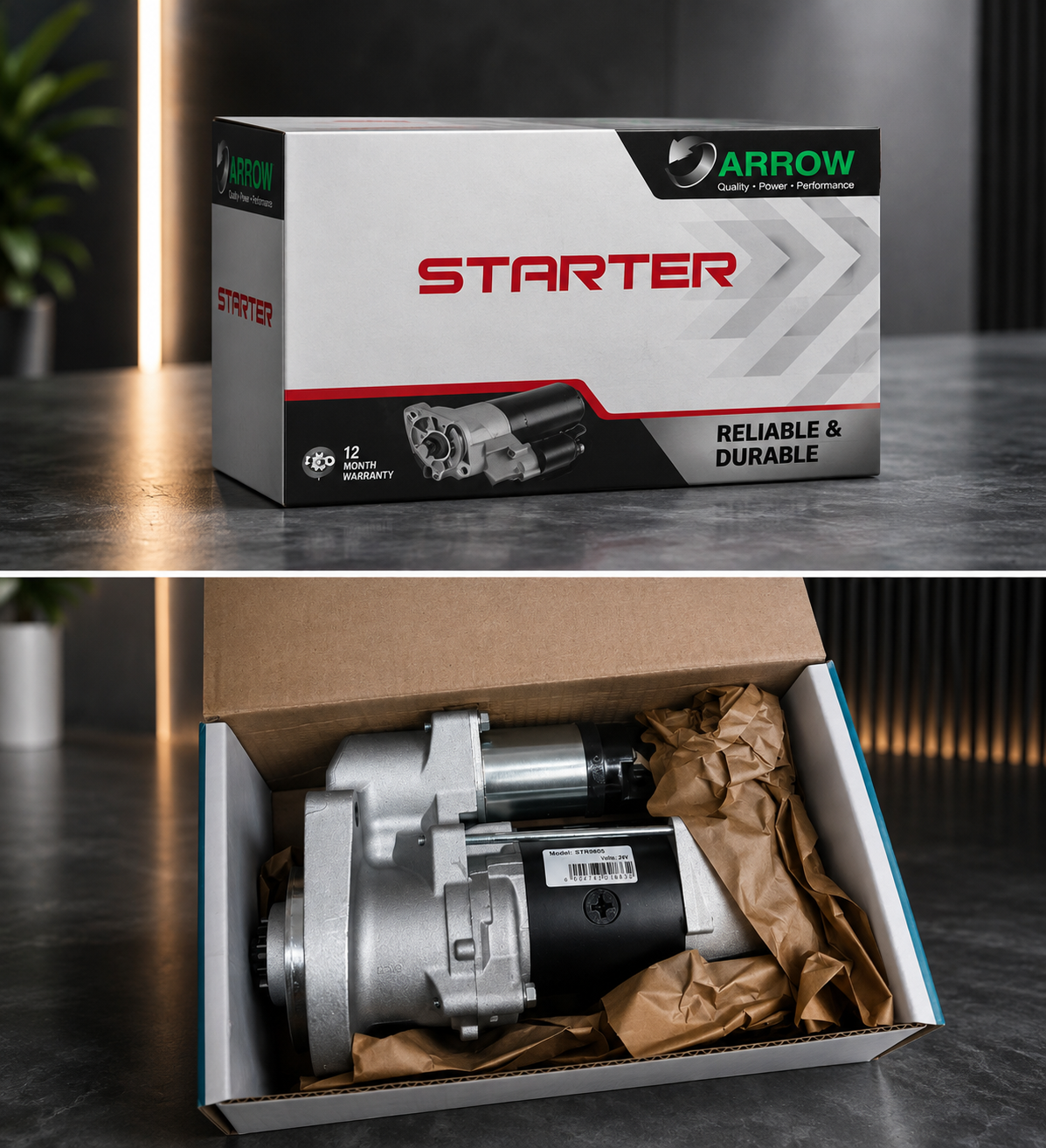 013 STR9805 24V 11TH HINO J4/J6 STARTER