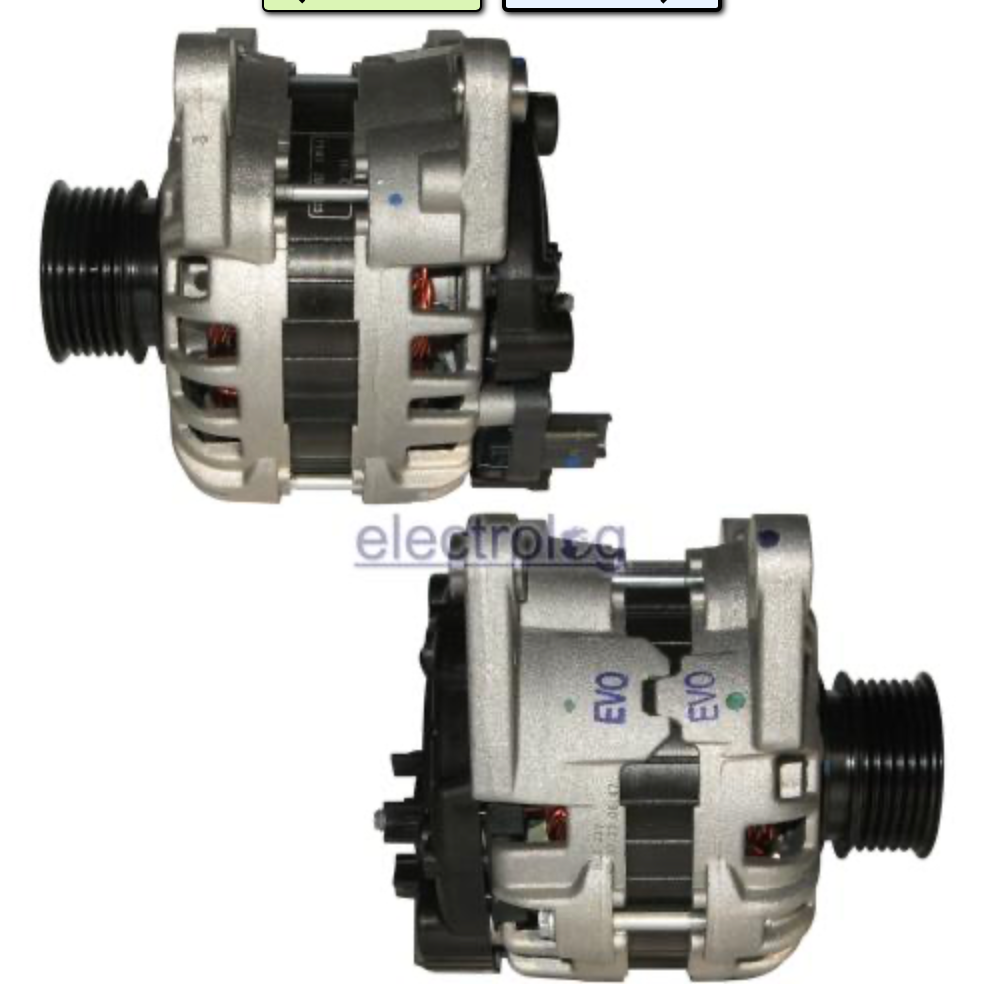 ALT10126  ALTERNATOR 12V 90A RENAULT DUSTER 1.6L