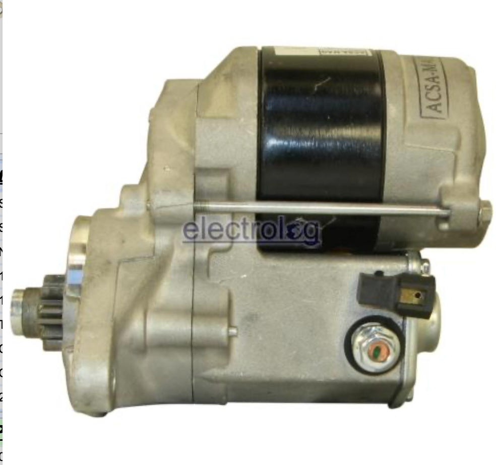 (XSTR6073) STARTER 12V 9T 1.0KW TOYOTA FORKLIFT / LAND CRUISER (22R-ENGINE)